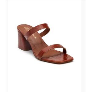 Matisse Madrid‎ Women’s Leather Slide Sandals sz 10 NEW Tobacco $139